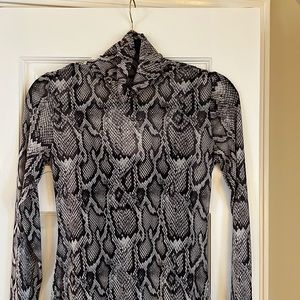 AFRM Mesh MIDI Dress